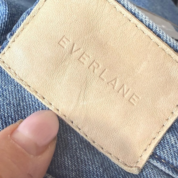 Everlane The Curvy 90s Cheeky Straight Jeans Size 30 Button Fly High Rise - Picture 6 of 9